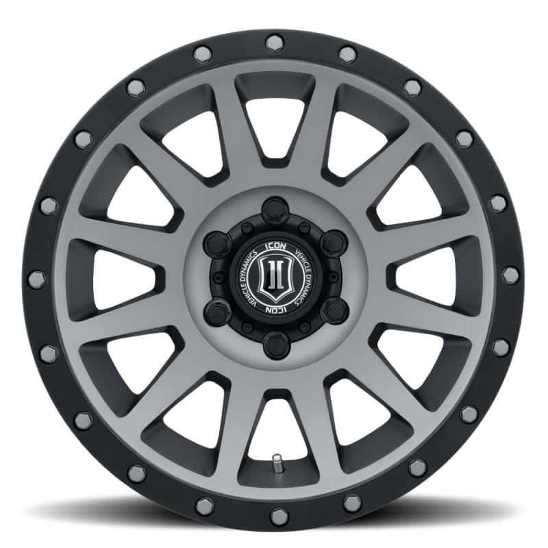 ICON — ICON Compression 17x8.5 6x5.5 0mm Offset 4.75in BS 106.1mm Bore Titanium Wheel
COMPRESSION WHEEL - view 2