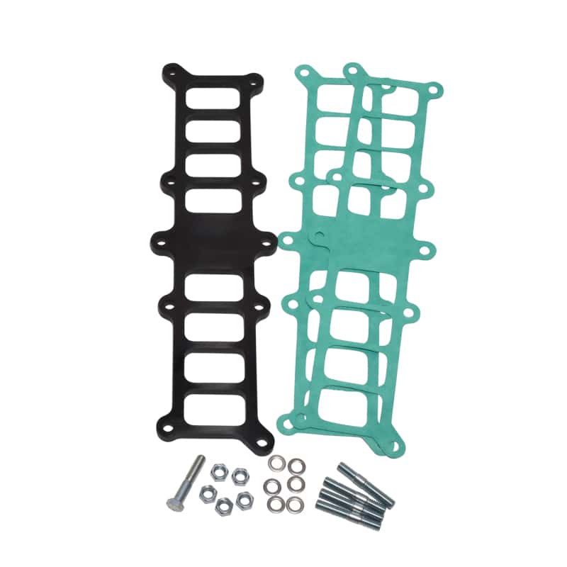 BBK — BBK 86-95 Mustang 5.0 Phenolic Manifold Spacer Kit Edelbrock Performer 3/8
Manifold Spacer
IntMnfSpcr - view 1