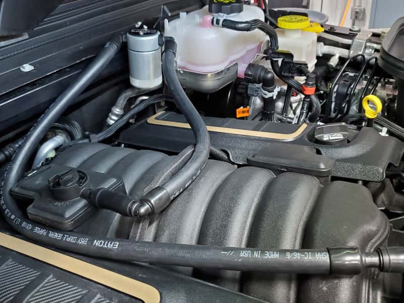 J&L — J&L 2021-2025 Jeep Wrangler 392 Oil Separator 3.0 Passenger Side - Clear Anodized
Oil Separator - view 2