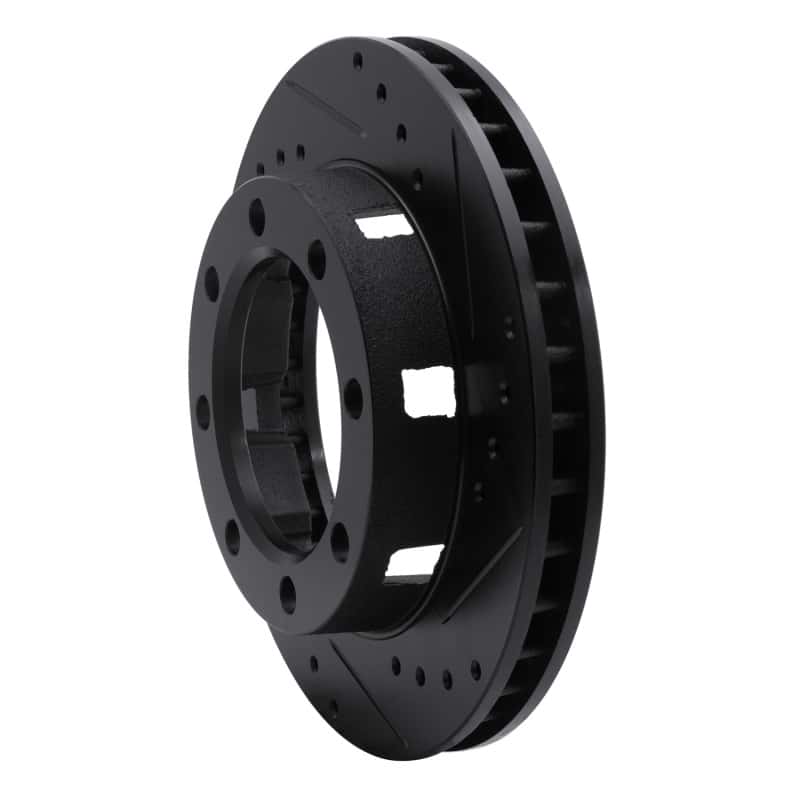 R1 Concepts — R1 71-91 Chevrolet P30 Van Front Right Drilled & Slotted Black Brake Rotor
R1 Brake Rotor Drill - view 2