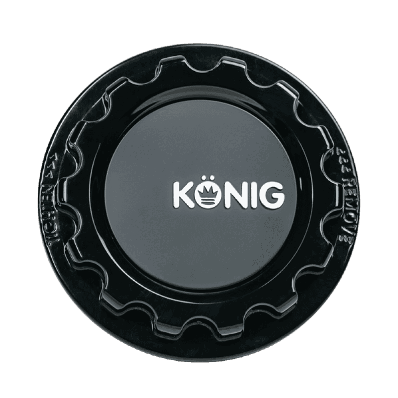 Konig — Konig MRK1 Gloss Black Gear Cap w/ Logo - view 1