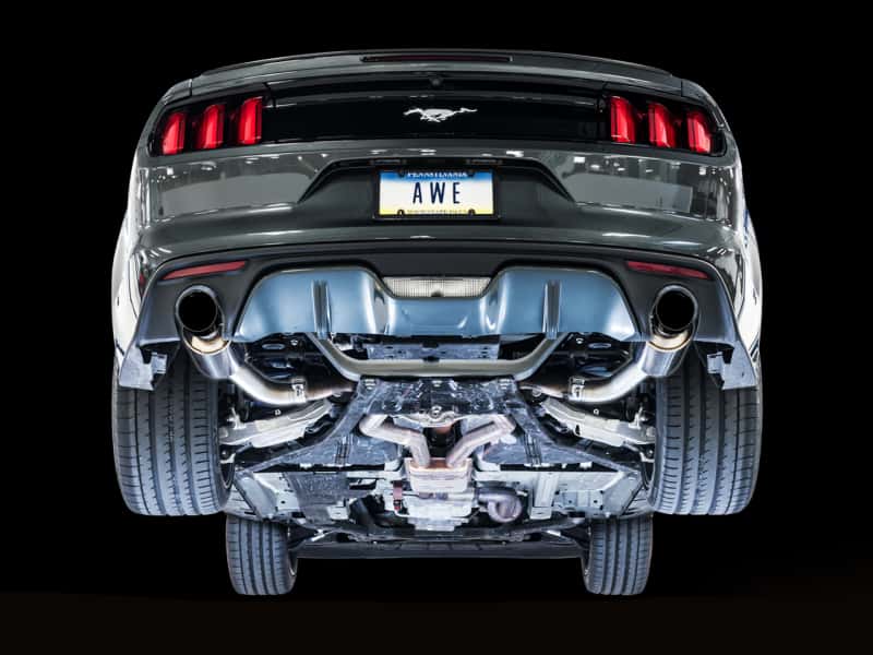 AWE Tuning — AWE Tuning S550 Mustang EcoBoost Axle-back Exhaust - Touring Edition (Diamond Black Tips)
Touring Exhaust - view 4