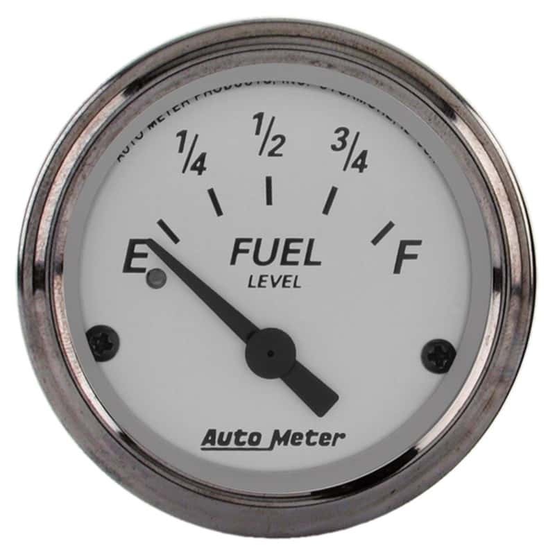 AutoMeter — AutoMeter Gauge Fuel Level 2-1/16in. 240 Ohm(e) to 33 Ohm(f) Elec American Platinum
GA 2" FUEL 240-33 AP - view 2