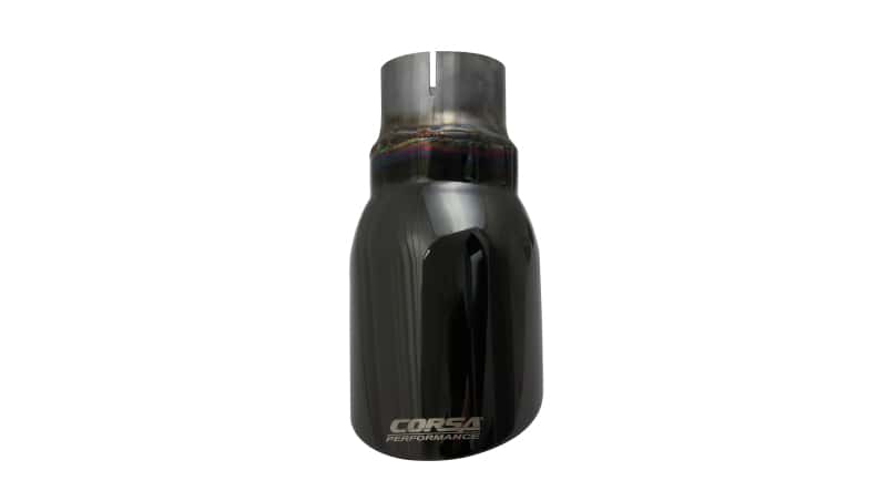 CORSA Performance — Corsa Single Universal 2.5in Inlet / 4in Outlet Black PVD Pro-Series Tip Kit
Exhaust - view 6
