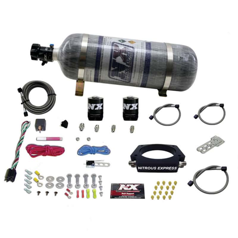 Nitrous Express — Nitrous Express GM LS 102mm Nitrous Plate Kit (50-400HP) w/12lb Composite Bottle
Injection System Kit
N2OSys - view 3