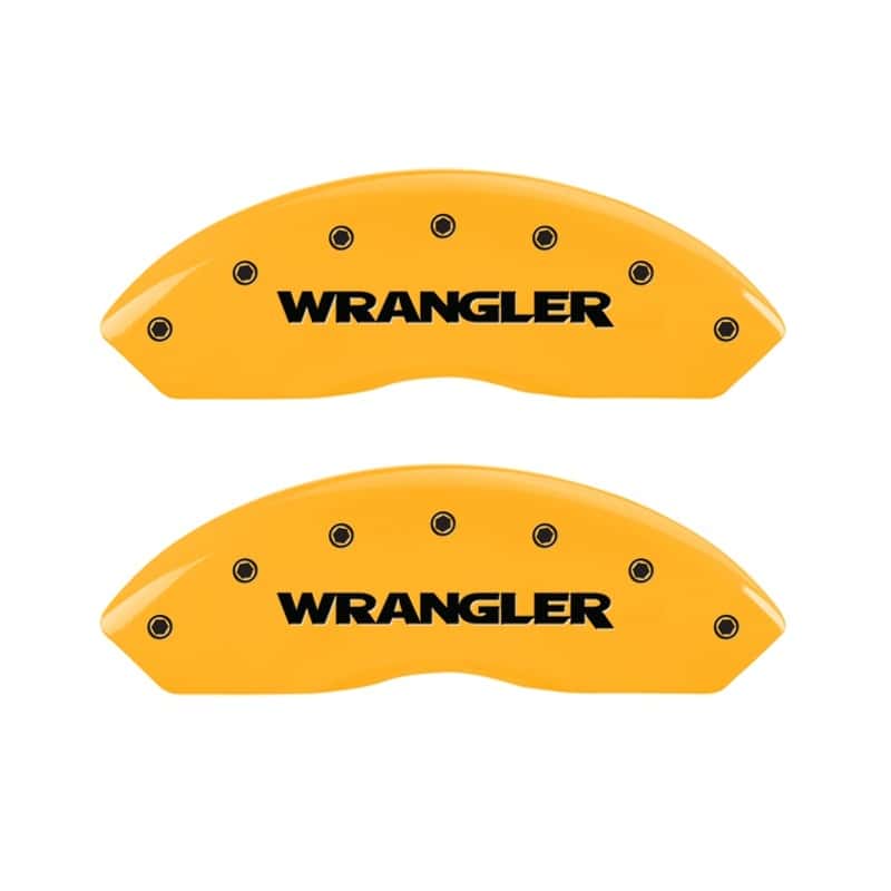 MGP — MGP 2 Caliper Covers Engraved Front Wrangler Yellow Finish Black Char 2006 Jeep Wrangler
Caliper Covers - view 1