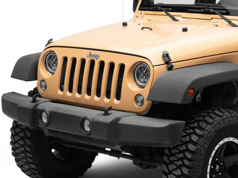 Raxiom — Raxiom 07-18 Jeep Wrangler JK Axial Spider LED Headlights w/Angel Eye Halo- Blk Housing (Clear Lens)
Headlights - view 5