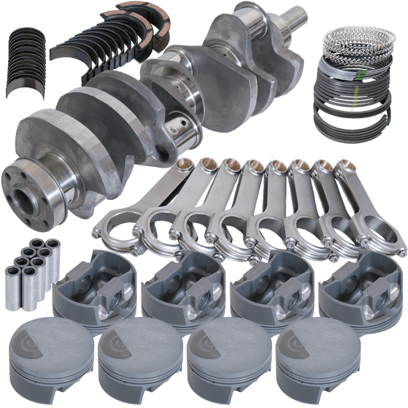 Eagle — Eagle Ford 351C 4.000in Crank 6.000in H-Beam -3.2cc Flat Top 4.030in Pistons Rotating Assembly
Competition Assembly - view 1