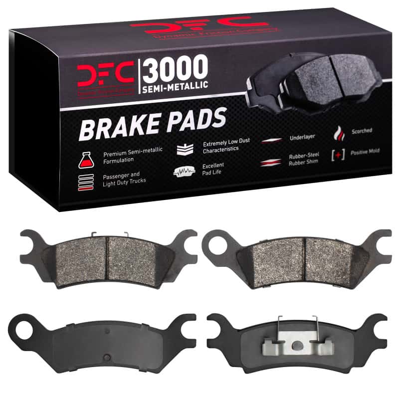 DFC — DFC 86-87 Mazda 626 Rear 3000 Semi-Metallic Brake Pads
DFC Brake Pad Set - view 5
