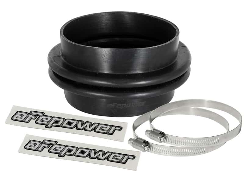 aFe — aFe Magnum FORCE Intake Coupling Kit (3 IN ID x 90 Deg.) Elbow Coupler - Black
Intake Coupling Kit - view 1