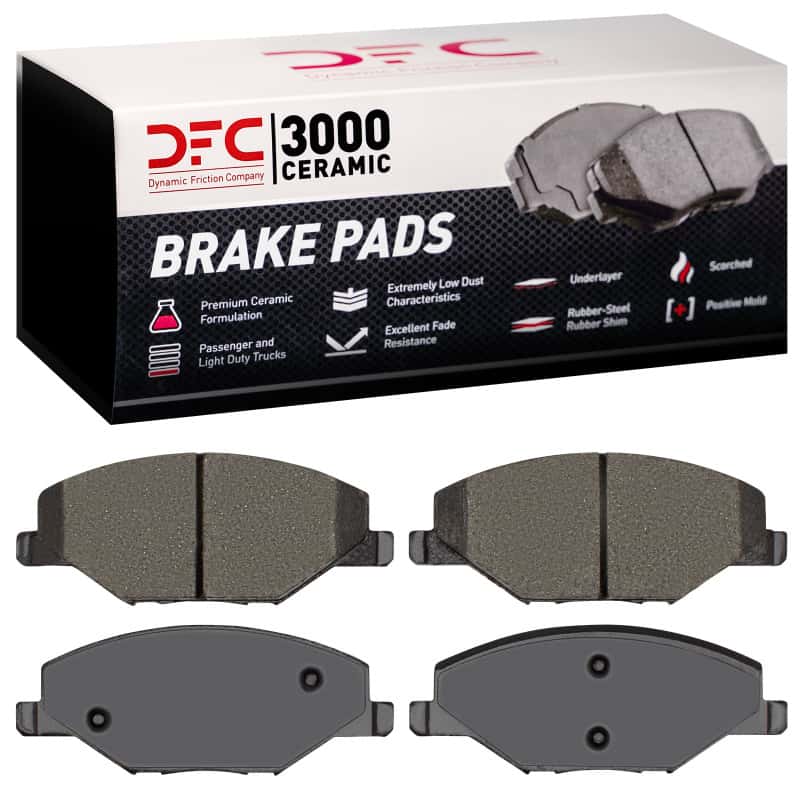 DFC — DFC 14-18 Volkswagen Polo (Mexico) Front 3000 Ceramic Brake Pads
DFC Brake Pad Set - view 1