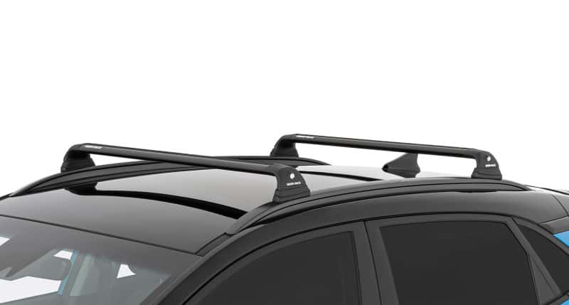 Rhino-Rack — Rhino-Rack 18-22 Hyundai Kona 1st Gen 5 Door SUV w/Flush Rails Vortex RVP 2 Bar Roof Rack - Black
Vortex RVP Black 2 B - view 3