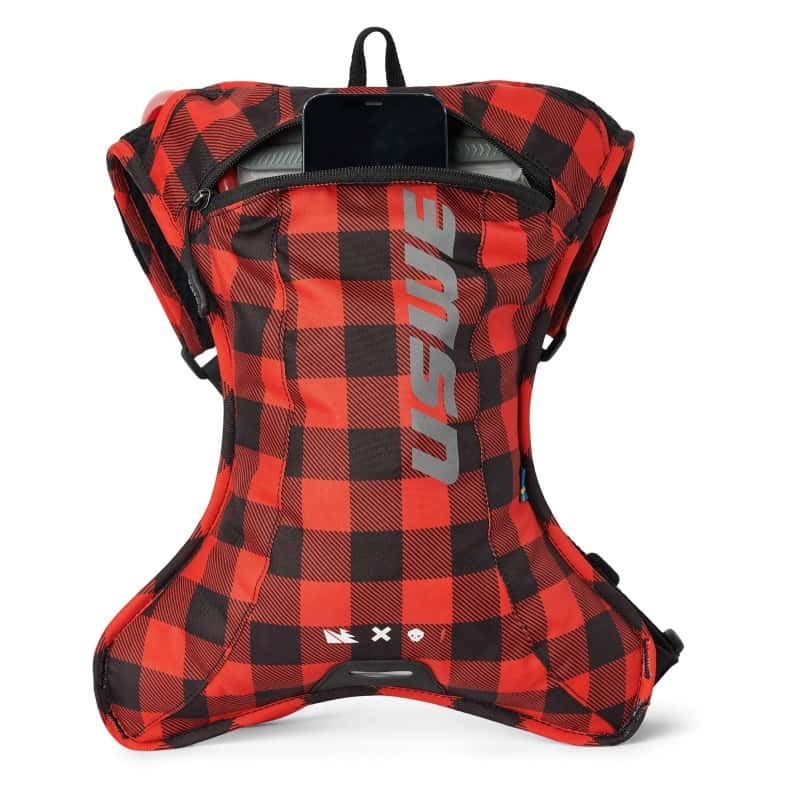 USWE — USWE Outlander Hydration Pack 2L - Flannel Red/Black - view 3