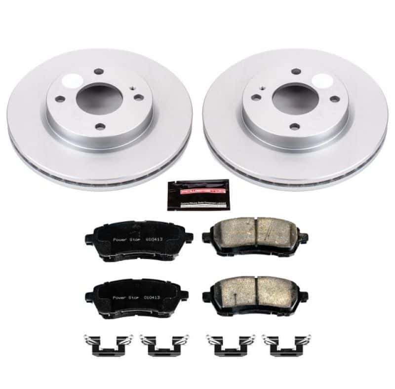 PowerStop — Power Stop 11-19 Ford Fiesta Front Z17 Evolution Geomet Coated Brake Kit - view 1