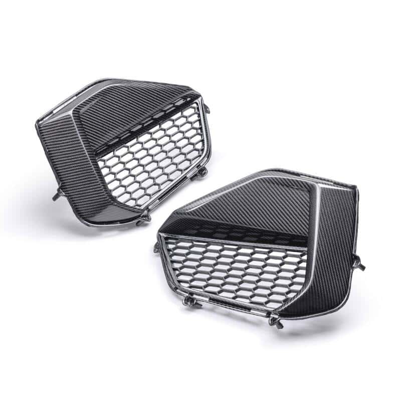 Anderson Composites — Anderson Composites 2024 Ford Mustang GT Carbon Fiber Front Bumper Inserts - view 2