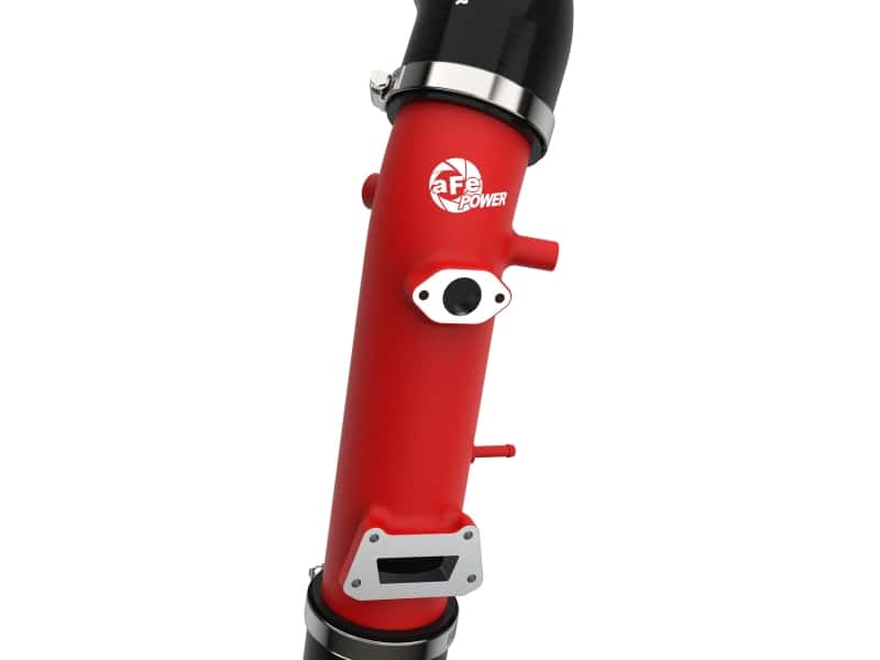 aFe — AFE 19-22 Hyundai Veloster N BladeRunner Aluminum Hot & Cold Charge Pipe Kit - Red
Charge Pipe Kit - view 4