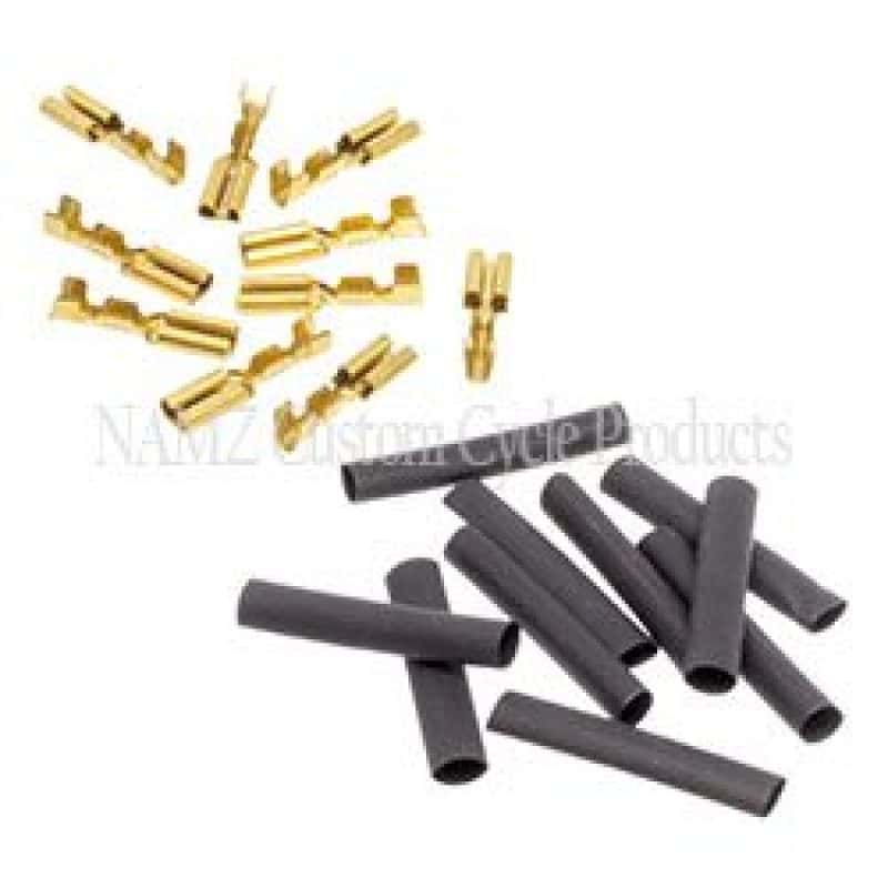 NAMZ — NAMZ 69-81 HD Brake Switches 1/8in. Female Crimp Terminal 22-16g w/Heat Shrink - 10 Pack (HD 9904) - view 2