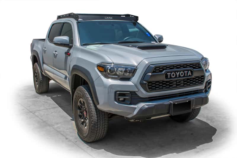 DV8 Offroad — DV8 Offroad 2016+ Toyota Tacoma Aluminum Roof Rack (45in Light) - view 4