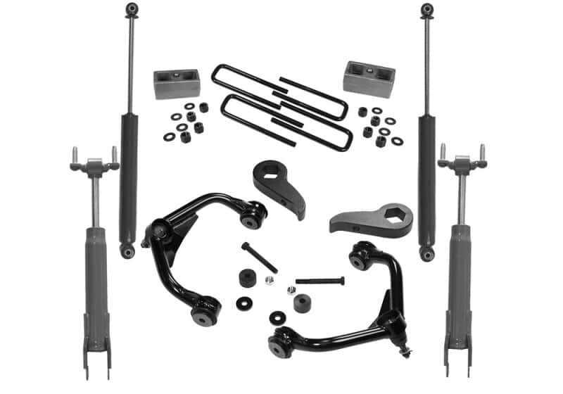 Superlift — Superlift 11-19 Chevy Silv/GMC Sierra 2500 HD 3in Lift Kit w/ Superlift Rear Shocks
Suspension Lift Kit - view 1