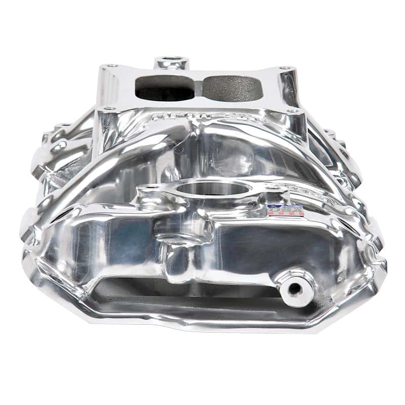 Edelbrock — Edelbrock Polished S/B Chevy RPM Air-Gap Manifold
MANIFOLD - view 7
