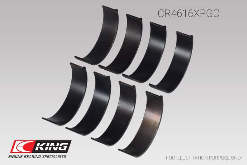 King Engine Bearings — King Engine Bearings Subaru Fa20/ Toyota 4U-GSE Connecting Rod Bearing Set - Size +0.05mm
Engine Bearing - view 3