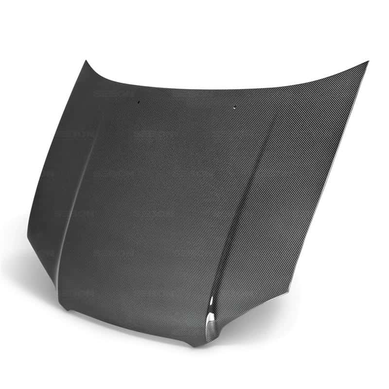 Seibon — Seibon 04-05 Subaru WRX/STi RS Carbon Fiber Hood - view 8
