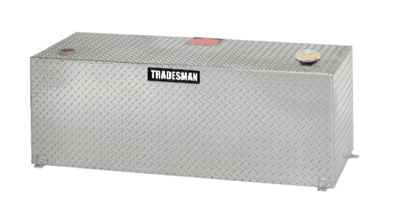 Tradesman — Tradesman Aluminum Rectangular Liquid Storage Tank (98 Gallon Capacity) - Brite - view 1