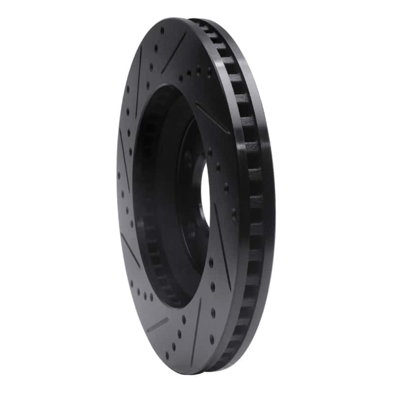 R1 Concepts — R1 05-14 Ford Mustang Front Right Drilled & Slotted Black Brake Rotor
R1 Brake Rotor Drill - view 4