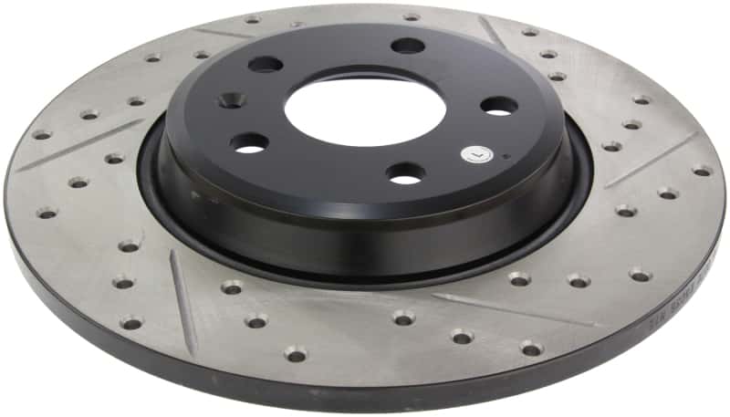 Stoptech — StopTech Power Slot 09-10 Audi A4/A4 Quattro / 08-10 A5 / 10 S4 Rear Left Drilled & Slotted Rotor
Disc Brake Rotor
Slot/Drill Rotor - view 4
