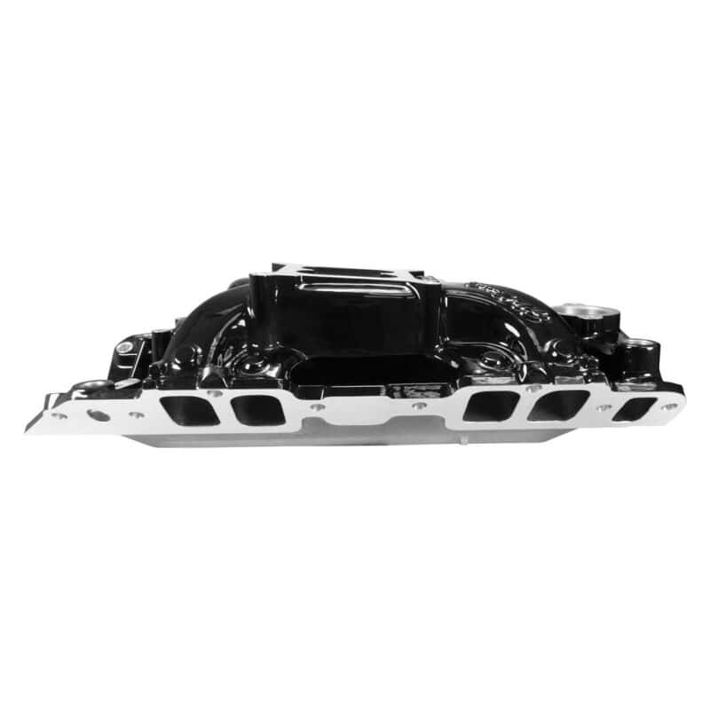 Edelbrock — Edelbrock B/B Chev Rect Port RPM Air-Gap Manifold - Black Plasma Finish - view 5