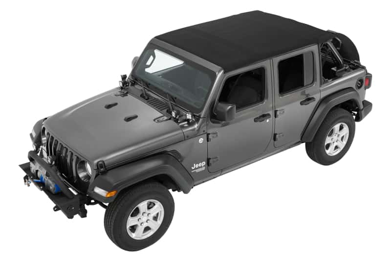 Bestop — Bestop 18-26 Jeep Wrangler JL 4-Door Trektop (Premium Black Twill)
Trektop - view 8