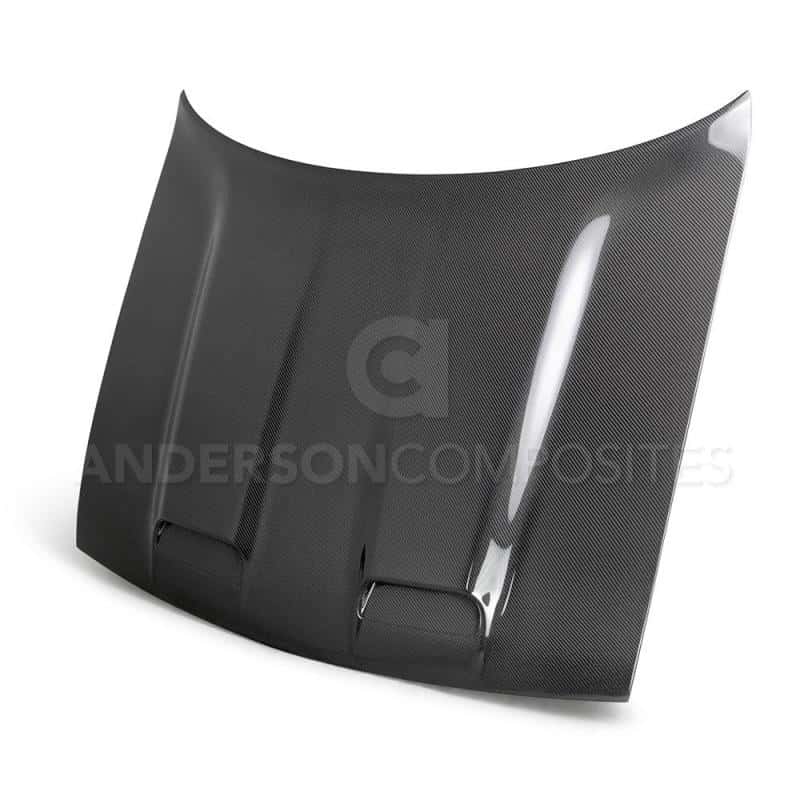 Anderson Composites — Anderson Composites 2019 Dodge Challenger Hellcat/Redeye Type-RE Style Hood - view 2