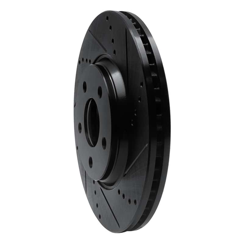 R1 Concepts — R1 04-12 Chevrolet Cobalt Front Right Drilled & Slotted Black Brake Rotor
R1 Brake Rotor Drill - view 2