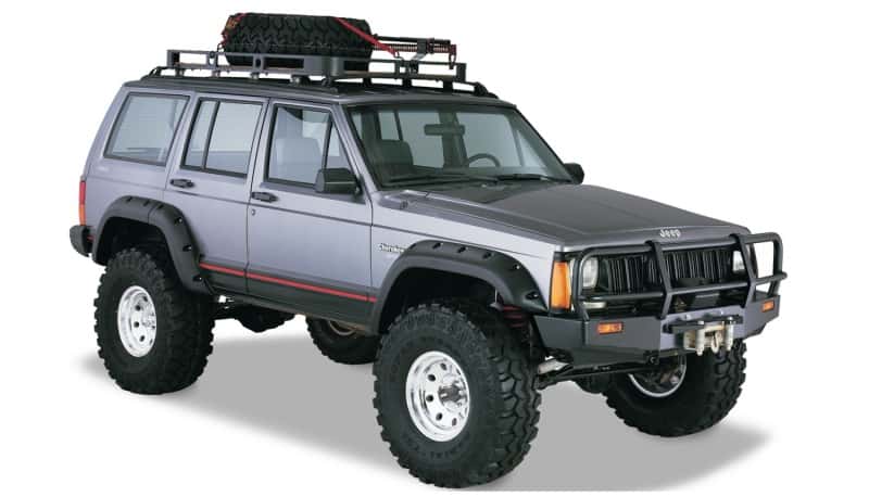 Bushwacker — Bushwacker 84-01 Jeep Cherokee Cutout Style Flares 4pc Fits 4-Door Sport Utility Only - Black
FF Jeep Cutout 4Pc - view 5