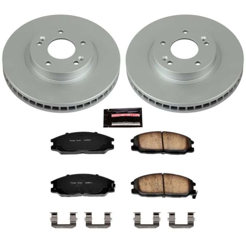 PowerStop — Power Stop 01-06 Hyundai Santa Fe Front Z17 Evolution Geomet Coated Brake Kit - view 1
