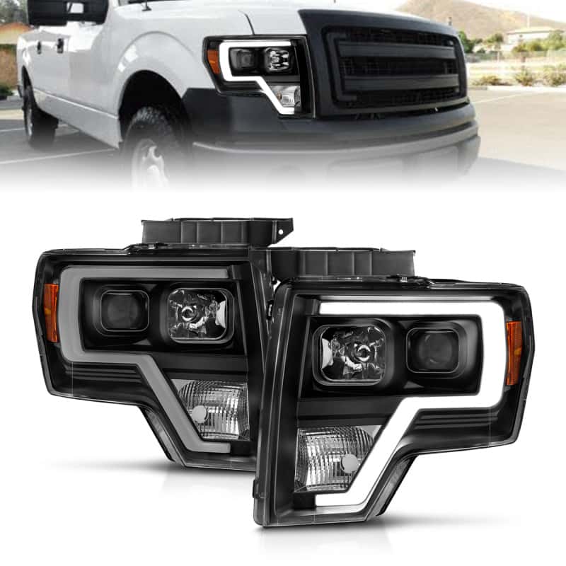 ANZO — ANZO 2009-2014 Ford F-150 Projector Light Bar H.L Black Amber
Head Light Set
HdLtSet - view 2