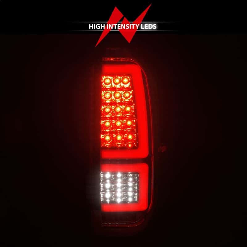 ANZO — ANZO 2014-2021 Toyota Tundra LED Taillights Chrome Housing/Clear Lens - view 7