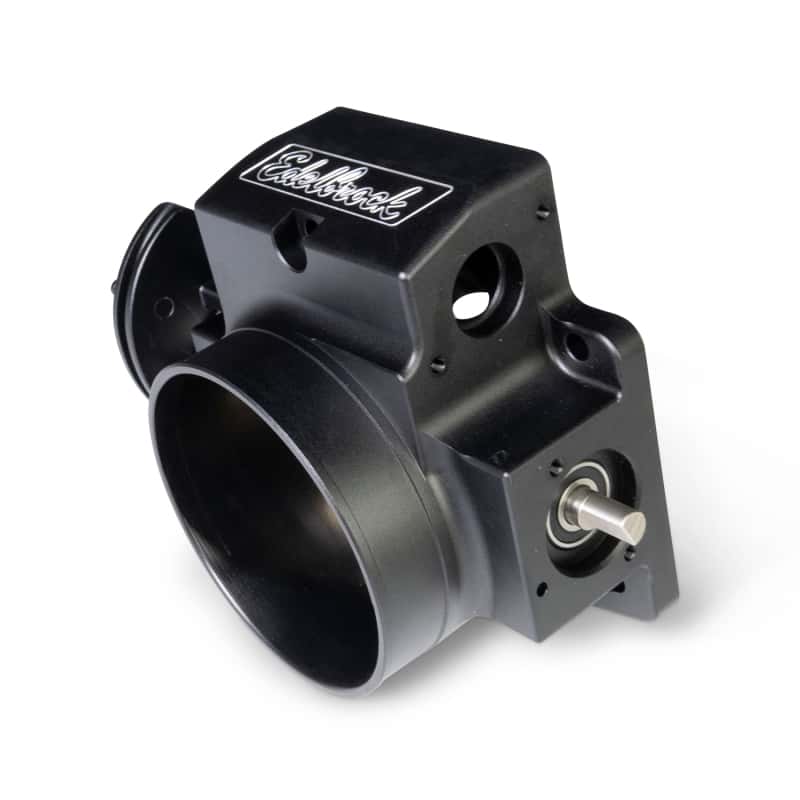 Edelbrock — Edelbrock EFI Throttle Body Pro-Flo XT 90mm Black Mat Anodized Finish - view 5