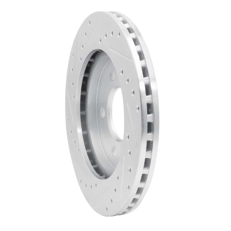 R1 Concepts — R1 91-02 Chrysler Voyager Front Right Drilled & Slotted Silver Brake Rotor
R1 Brake Rotor Drill - view 4