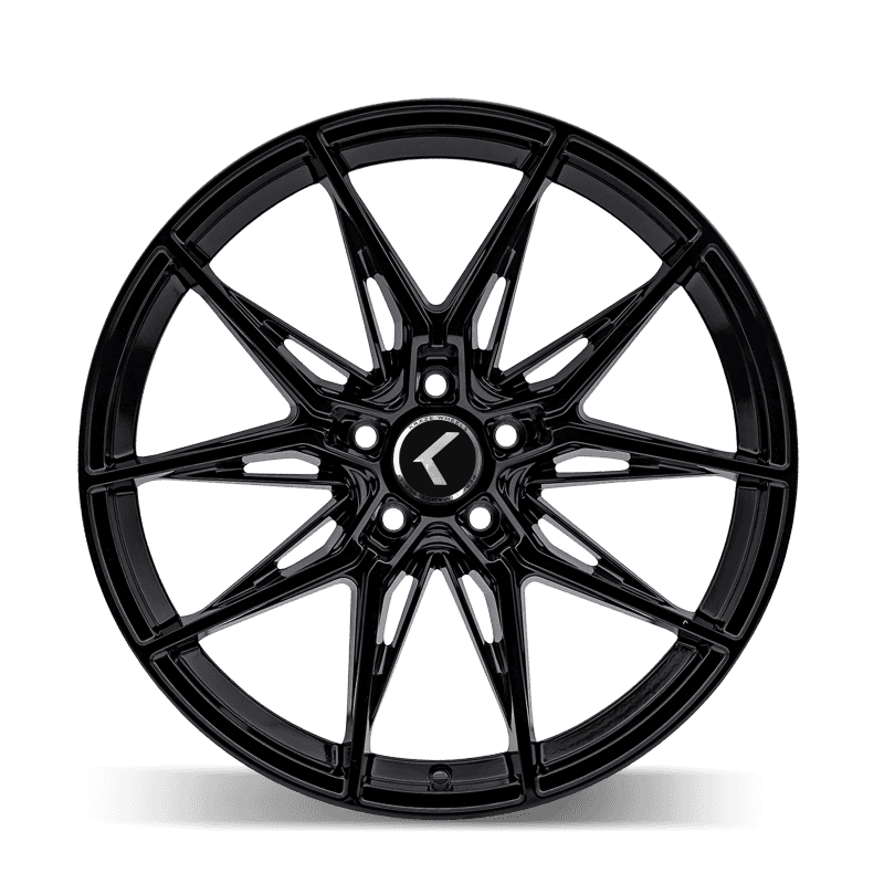 Kraze Wheels — Kraze KR196 Evolve 20x9 / 5x114.3 BP / 35mm Offset / 72.62mm Hub Gloss Black Wheel
KRAZE KR196 - view 3