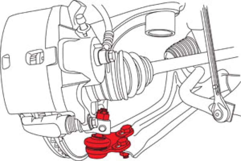 SPC Performance — SPC Performance 2016+ Honda Civic Front Adjustable Lower Ball Joint (-1.0 deg) (Does Not Fit Type R)
ADJ. BALL JOINT
ADJ BJ EA - view 4