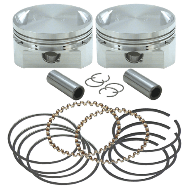 S&S Cycle — S&S Cycle 84-99 BT 3-1/2in Standard Bore Forged Stroker Piston Kit - view 2