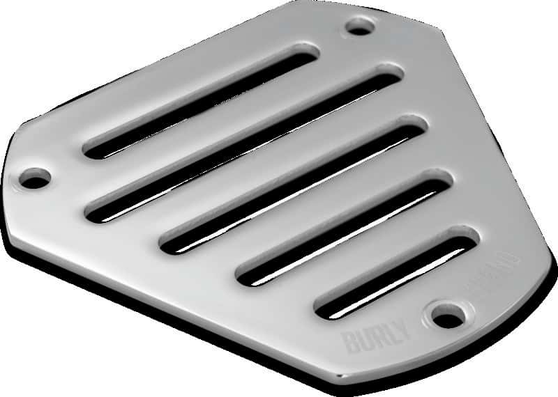 Burly Brand — Burly Brand Hex Faceplate Slotted - Chrome - view 1