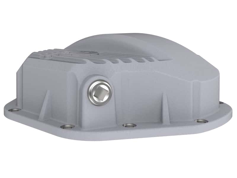 aFe — aFe Rear Differential Cover (Raw; Street Series); Dodge Diesel Trucks 94-02 L6-5.9L (td)
Differential Cover - view 3
