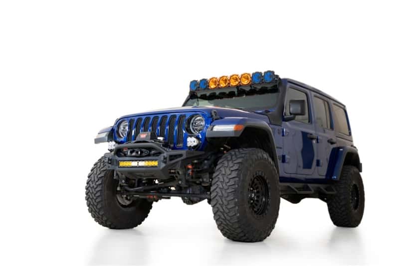 Addictive Desert Designs — Addictive Desert Designs 18-23 Jeep JL/JT Rock Fighter Front Bumper
Bumper- Front - view 10