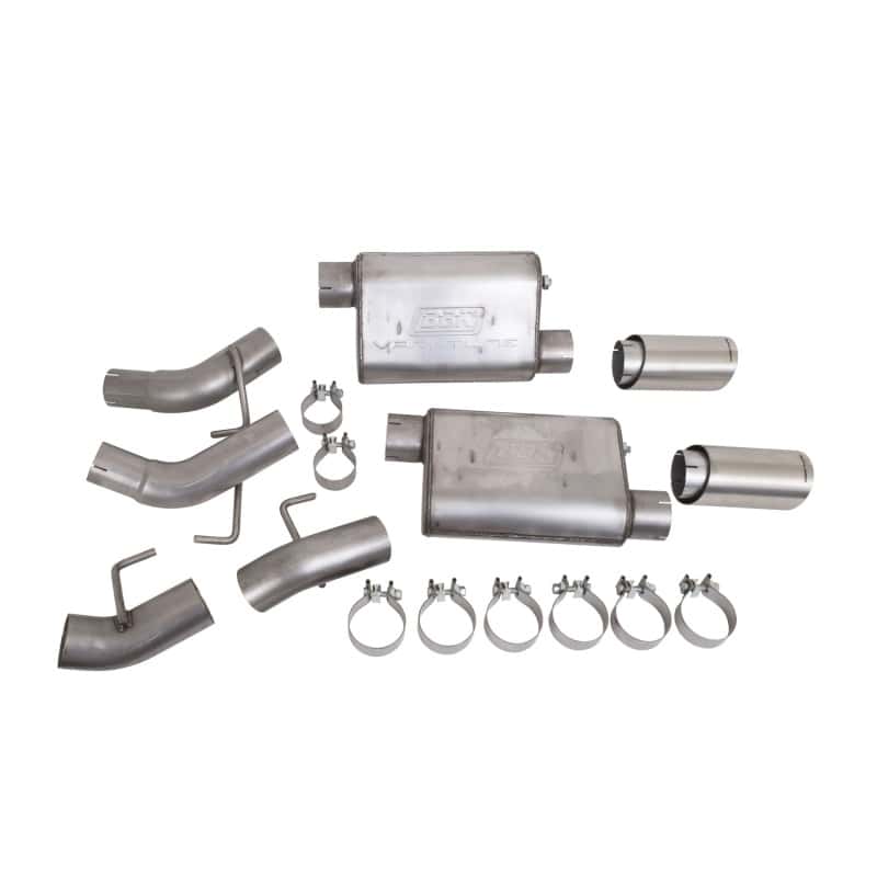 BBK — BBK Vari-Tune Axle Back Exhaust Kit 2 Adjustable Performance Mufflers 2-3/4 Pipe 4 in. Tips
Axle Back Exhaust - view 1