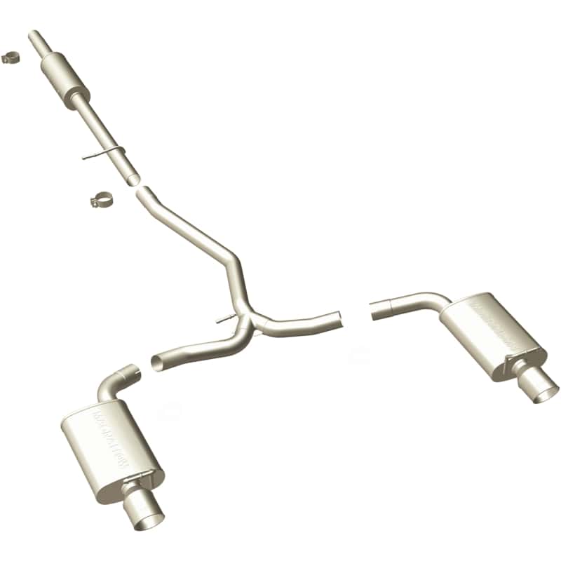 Magnaflow — MagnaFlow 11-13 Ford Explorer V6 3.5L SS Catback Exhaust Dual Split Rear Exit w/ 3.5in SS Tips
Cat-Back - view 2