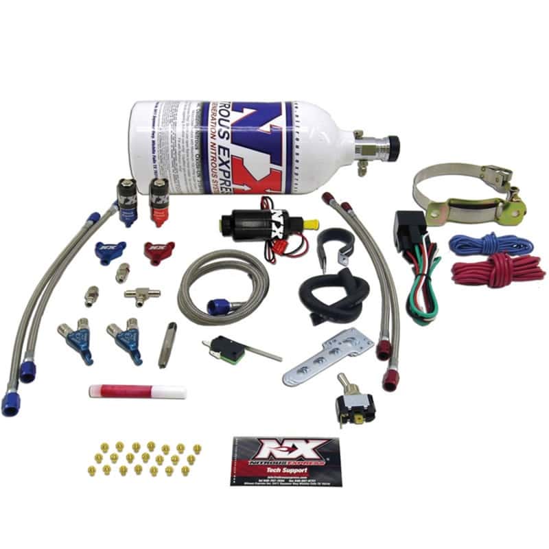 Nitrous Express — Nitrous Express 2 Cyl Piranha Nitrous Kit w/2.5lb Bottle
Injection System Kit
N2OSys - view 1