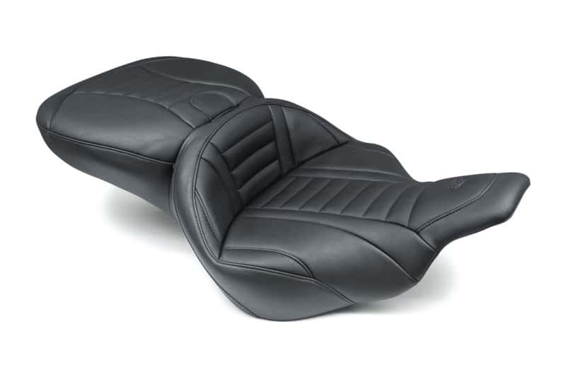 Mustang Motorcycle — Mustang 97-07 Harley Electra Glide,Rd Glide Super Touring 1PC Seat Deluxe - Black - view 1