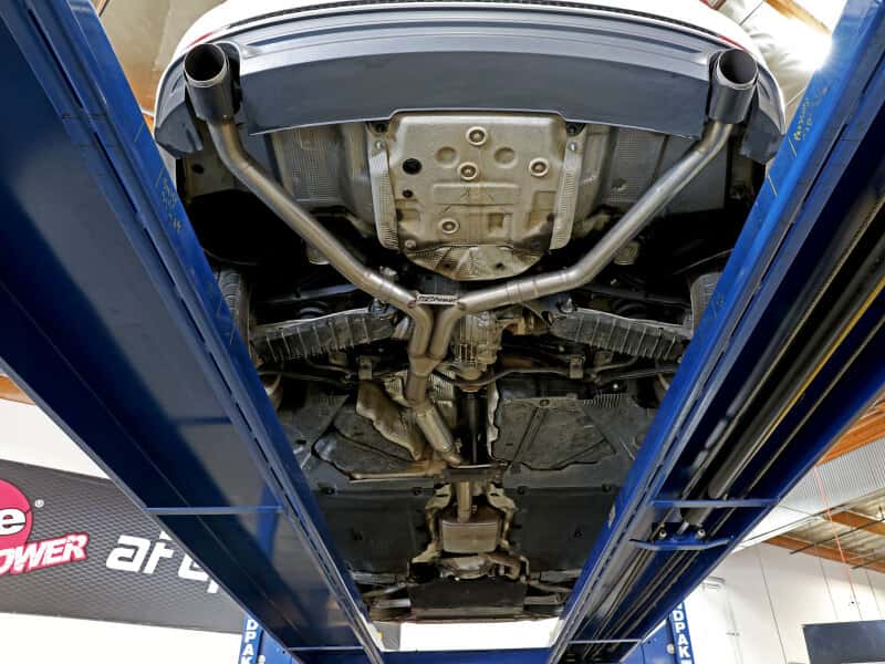 aFe — aFe MACHForce XP 3in-2.5in SS Exhaust Axle-Back 17-19 Audi A4 (B9) L4-2.0L (t) - Polished
Axle-Back Exhaust - view 8